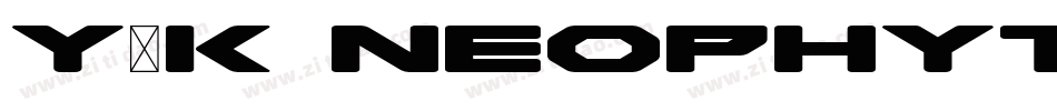 Y2K Neophyte字体转换